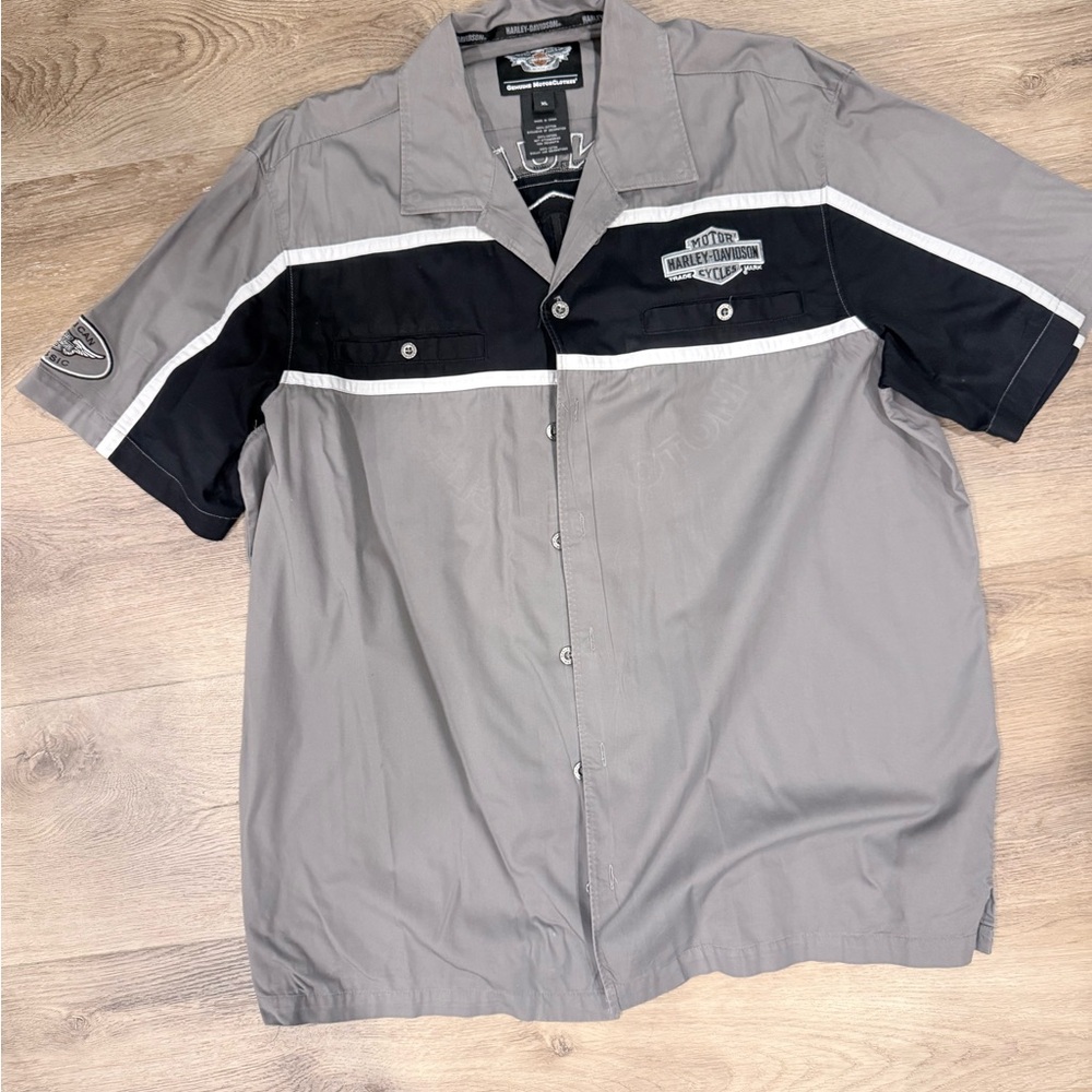 Harley-Davidson Men's Two-Tone Shirt Jacket